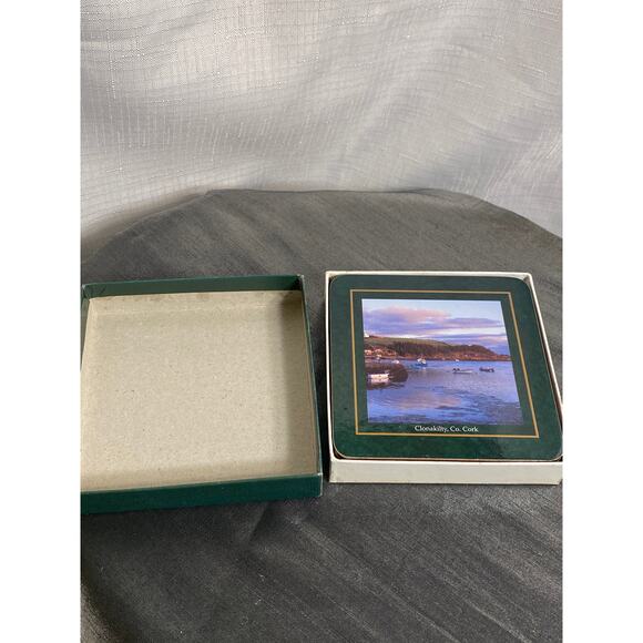 Boxed Set of 6 Coasters The John Hinde Tableware Collection VIEWS of Ireland EUC - Picture 8 of 16